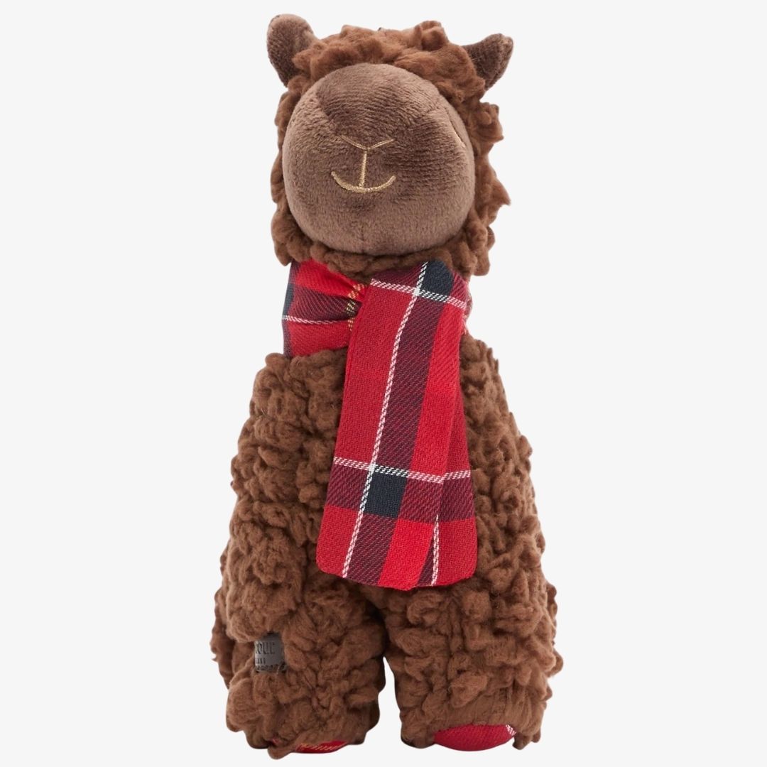 Barbour Llama Dog Toy in Brown