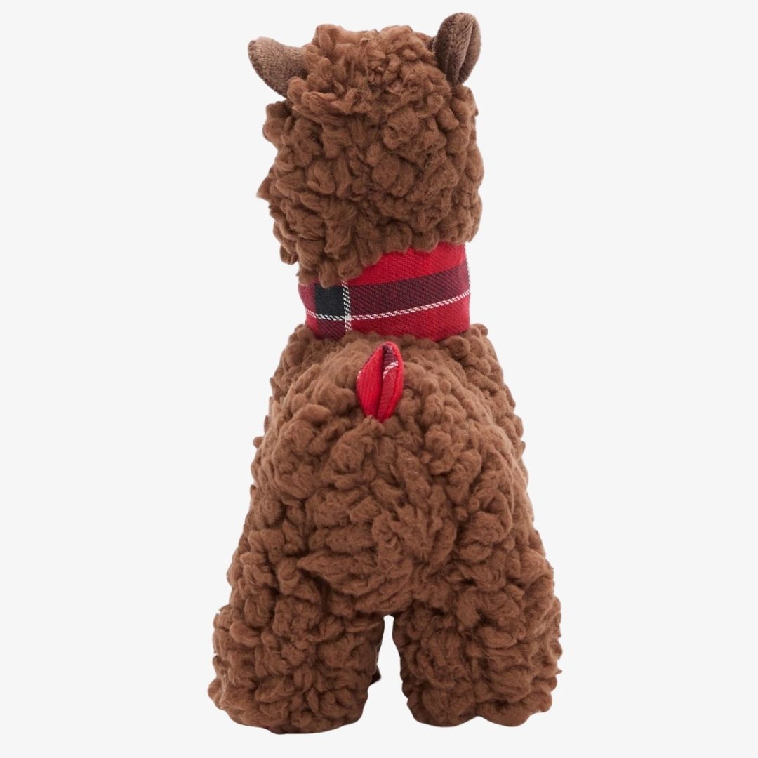 Barbour Llama Dog Toy in Brown