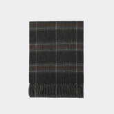 Barbour Marsden Reversible Lambswool Scarf in Grey and Navy