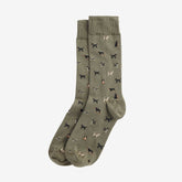 Barbour Mavin Dog Socks in Mid Olive