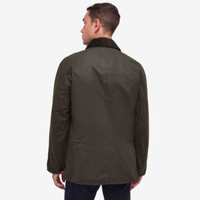 Barbour Men's Ashby Waxed Jacket in Olive