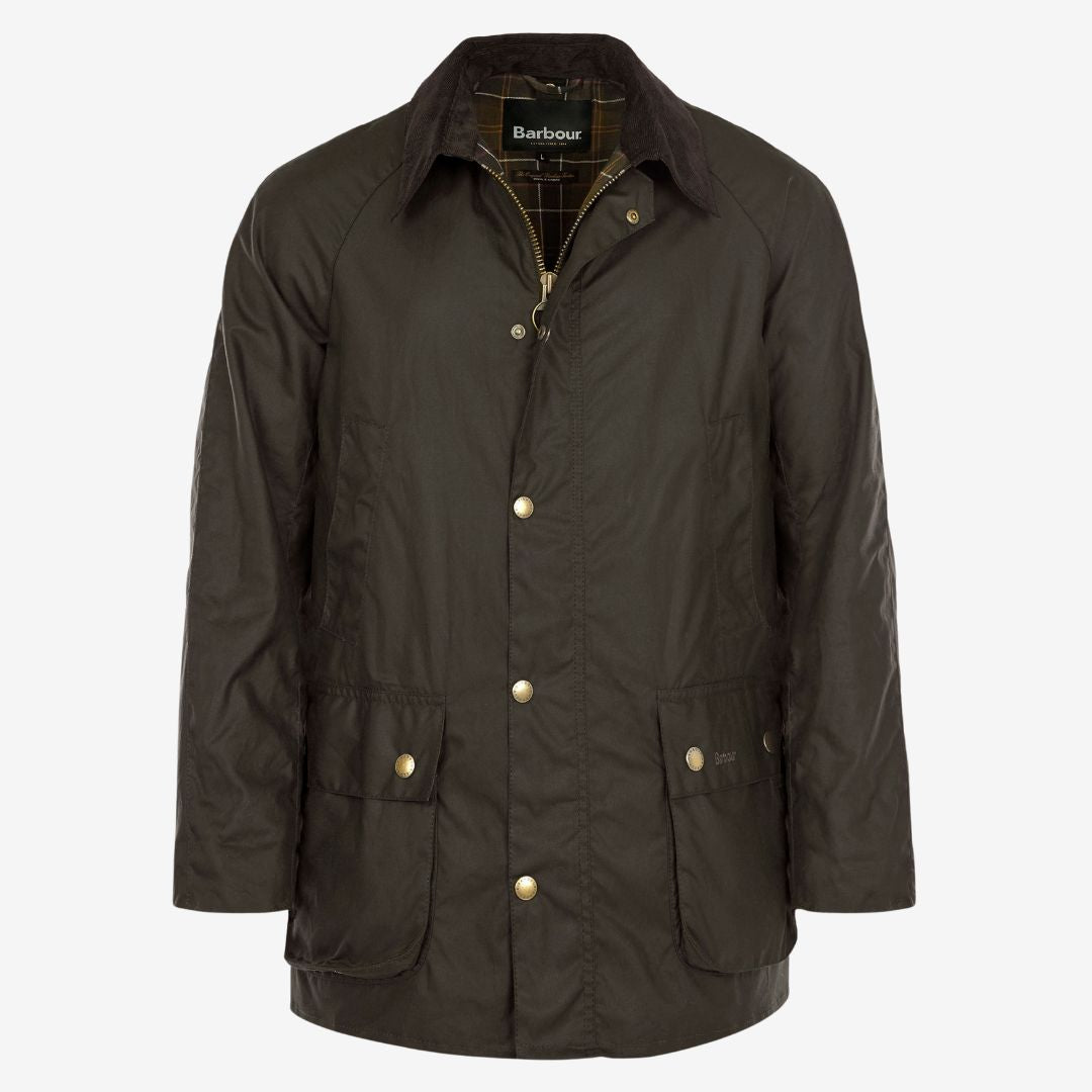 Barbour Men's Ashby Waxed Jacket in Olive