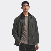 Barbour Men's Bedale Waxed Jacket in Archive Olive