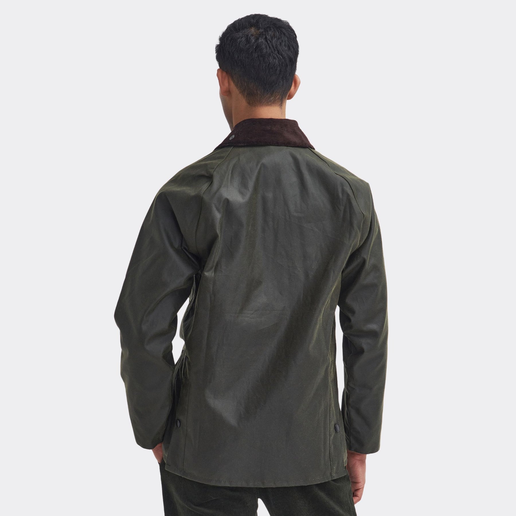 Barbour Men's Bedale Waxed Jacket in Archive Olive