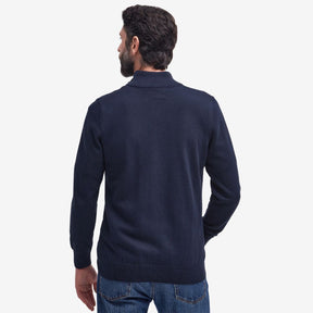 Barbour Men's Cotton Half-Zip Jumper in Navy