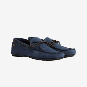 Barbour Men's Courage Suede Driving Shoes in Shark Blue