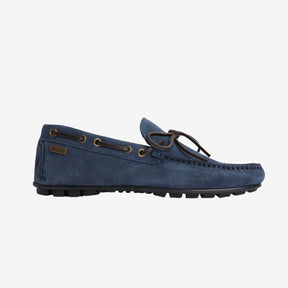 Barbour Men's Courage Suede Driving Shoes in Shark Blue