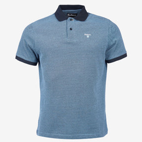 Barbour Men's Essential Sports Mix Short-Sleeved Polo Shirt in Navy