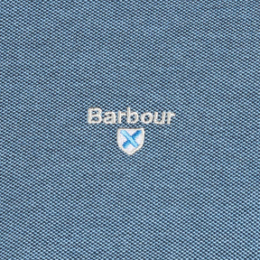 Barbour Men's Essential Sports Mix Short-Sleeved Polo Shirt in Navy