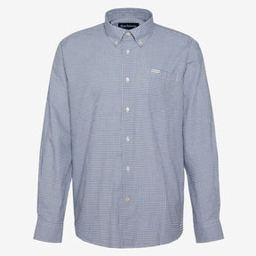 Barbour Men's Finwell Tailored Long-Sleeved Shirt in Sky