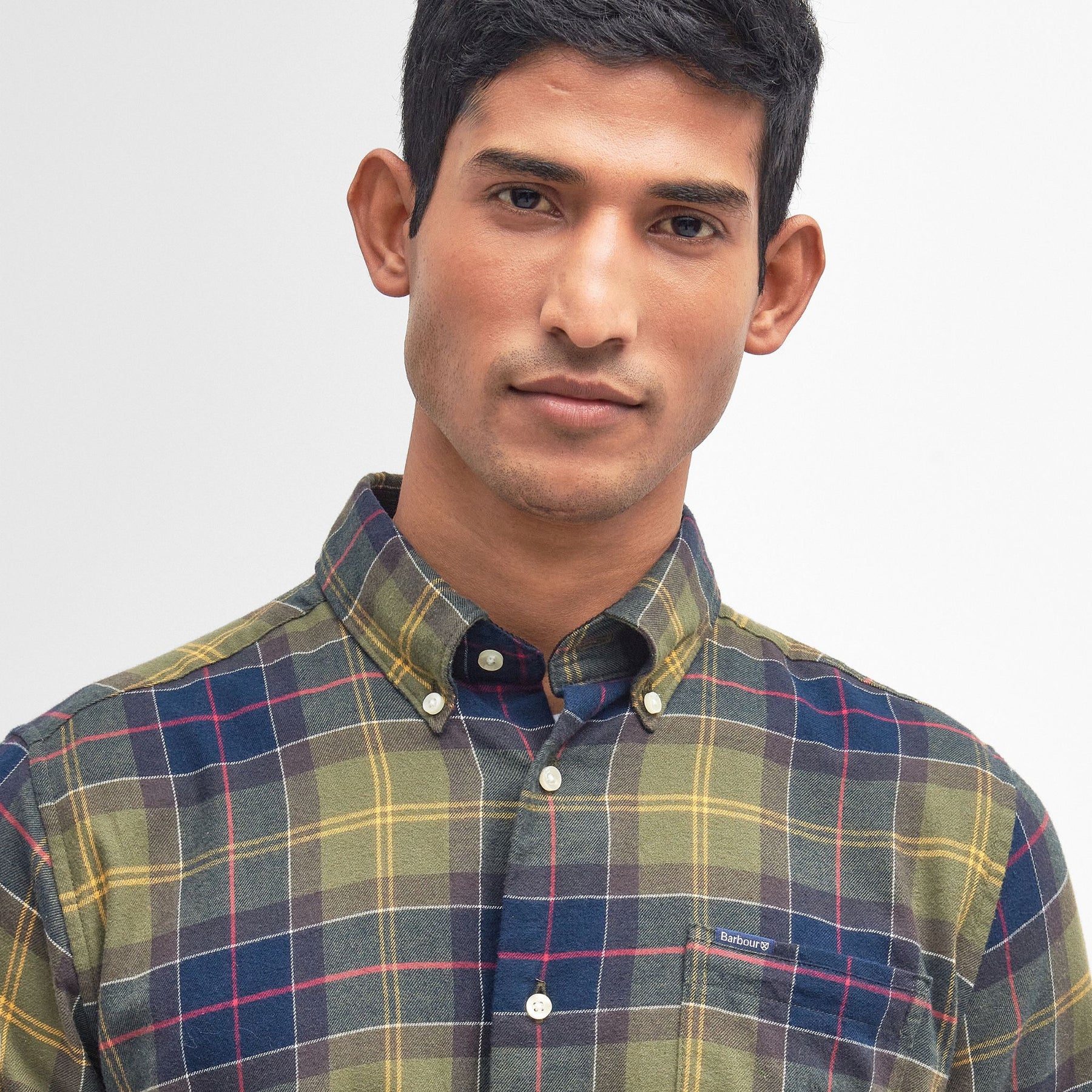 Barbour Men's Fortrose Tailored Long-Sleeved Shirt in Classic Tartan