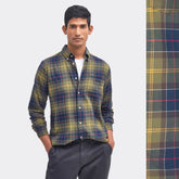 Barbour Men's Fortrose Tailored Long-Sleeved Shirt in Classic Tartan