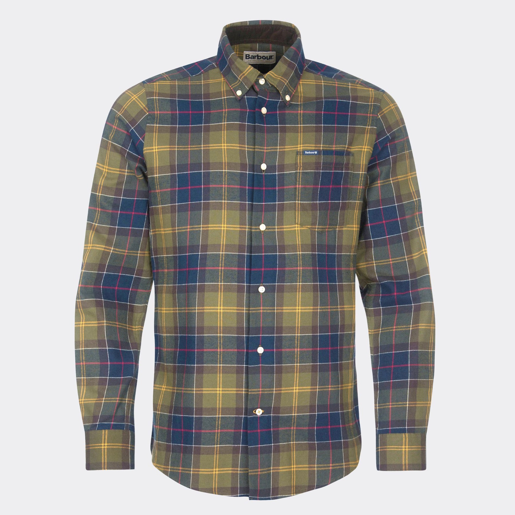 Barbour Men's Fortrose Tailored Long-Sleeved Shirt in Classic Tartan