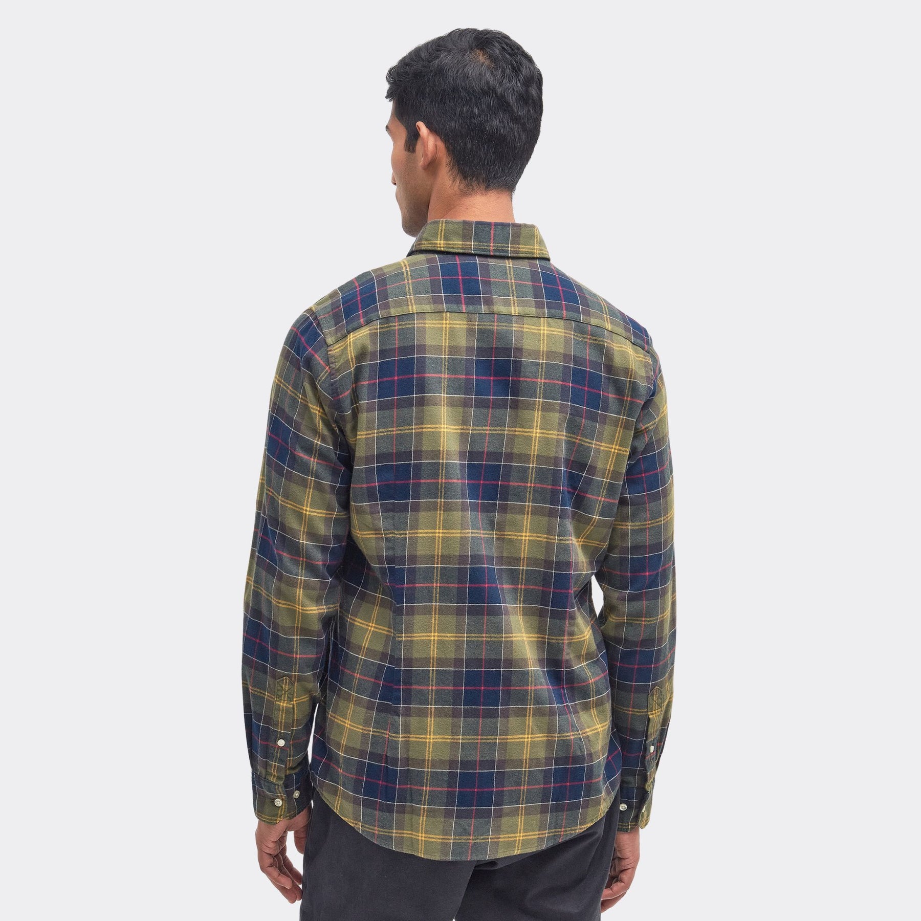 Barbour Men's Fortrose Tailored Long-Sleeved Shirt in Classic Tartan