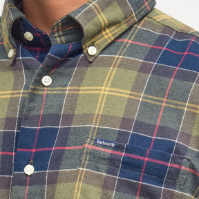 Barbour Men's Fortrose Tailored Long-Sleeved Shirt in Classic Tartan