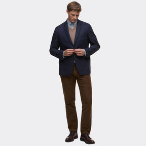 Barbour Men's Godfrey Moons Shetland Blazer in Navy