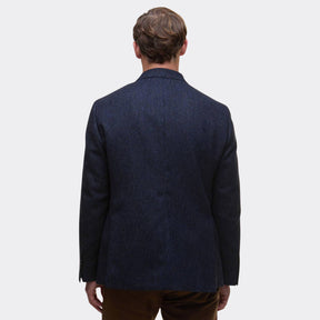 Barbour Men's Godfrey Moons Shetland Blazer in Navy