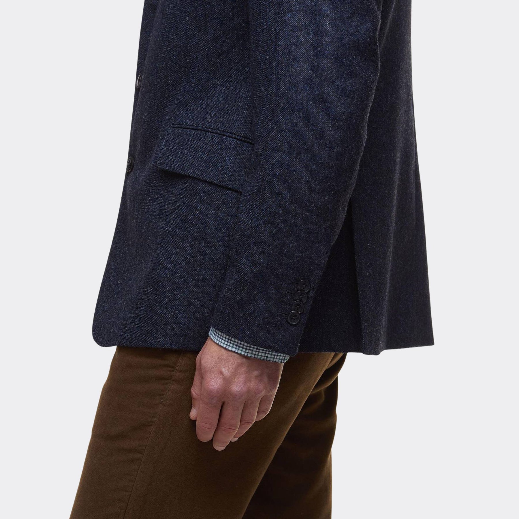 Barbour Men's Godfrey Moons Shetland Blazer in Navy