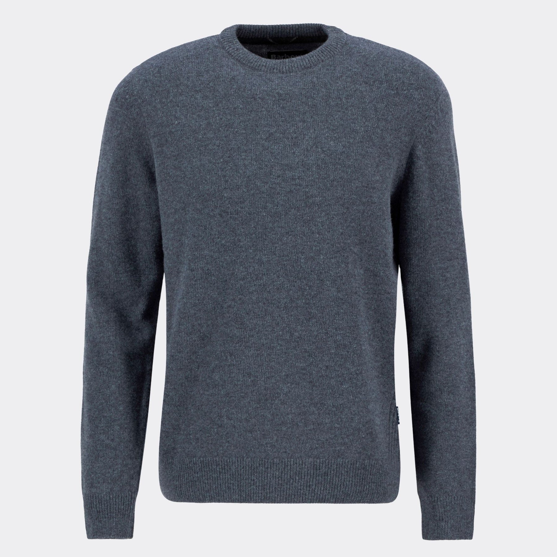 Barbour Men's Holden Crew Neck Jumper in Mid Grey Marl