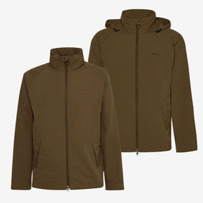 Barbour Men's Keld Showerproof Jacket in Light Sage