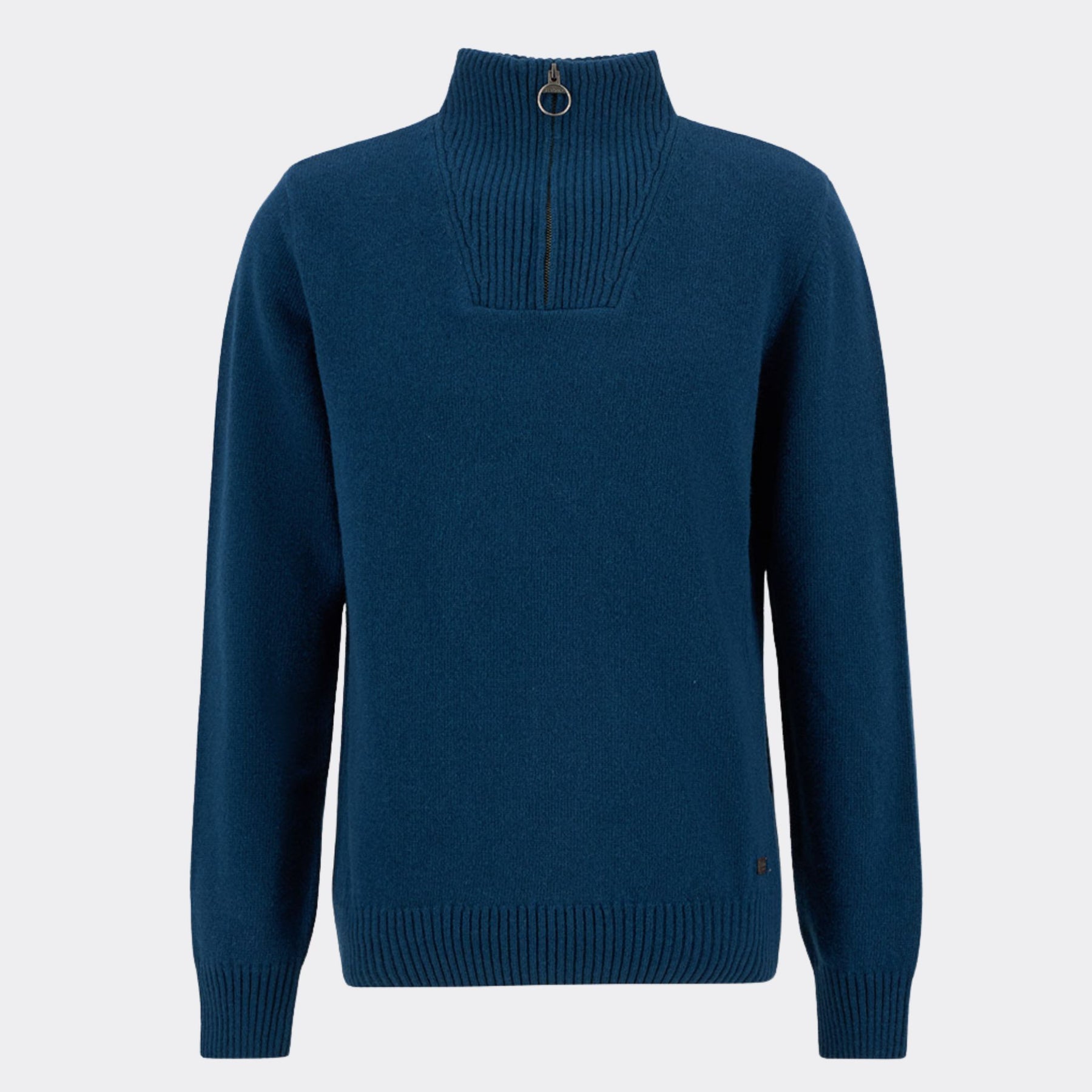 Barbour Men's Nelson Half-Zip Jumper in Mallard Green