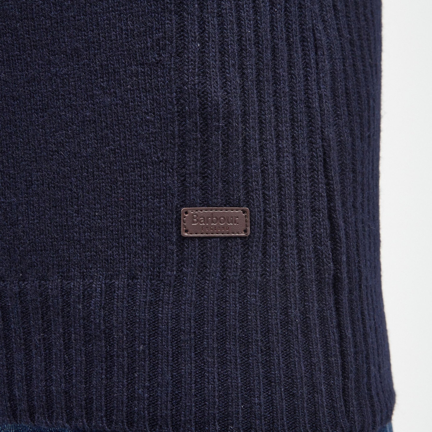 Barbour Men's Nelson Half-Zip Jumper in Navy