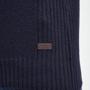 Barbour Men's Nelson Half-Zip Jumper in Navy