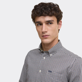 Barbour Men's Padshaw Tailored Long-Sleeved Shirt in Dark Oak