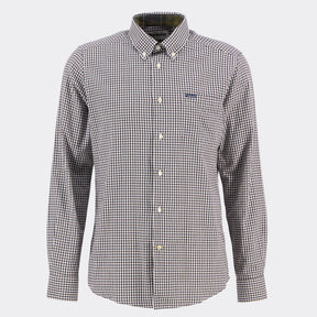 Barbour Men's Padshaw Tailored Long-Sleeved Shirt in Dark Oak