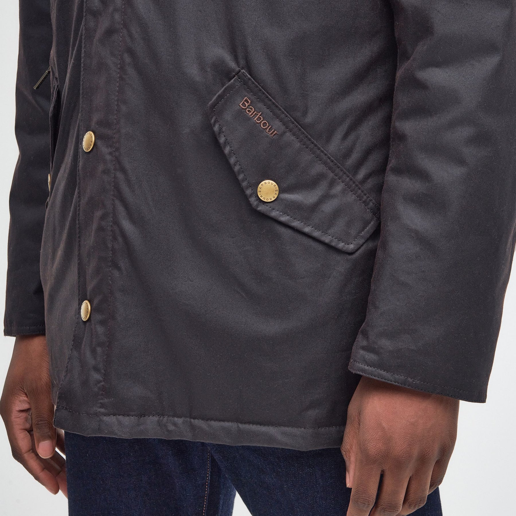 Barbour Men's Prestbury Waxed Jacket in Rustic
