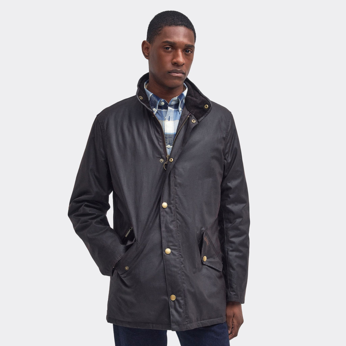 Barbour Men's Prestbury Waxed Jacket in Rustic