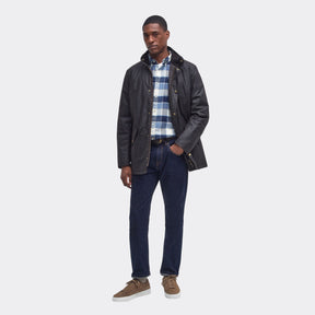 Barbour Men's Prestbury Waxed Jacket in Rustic