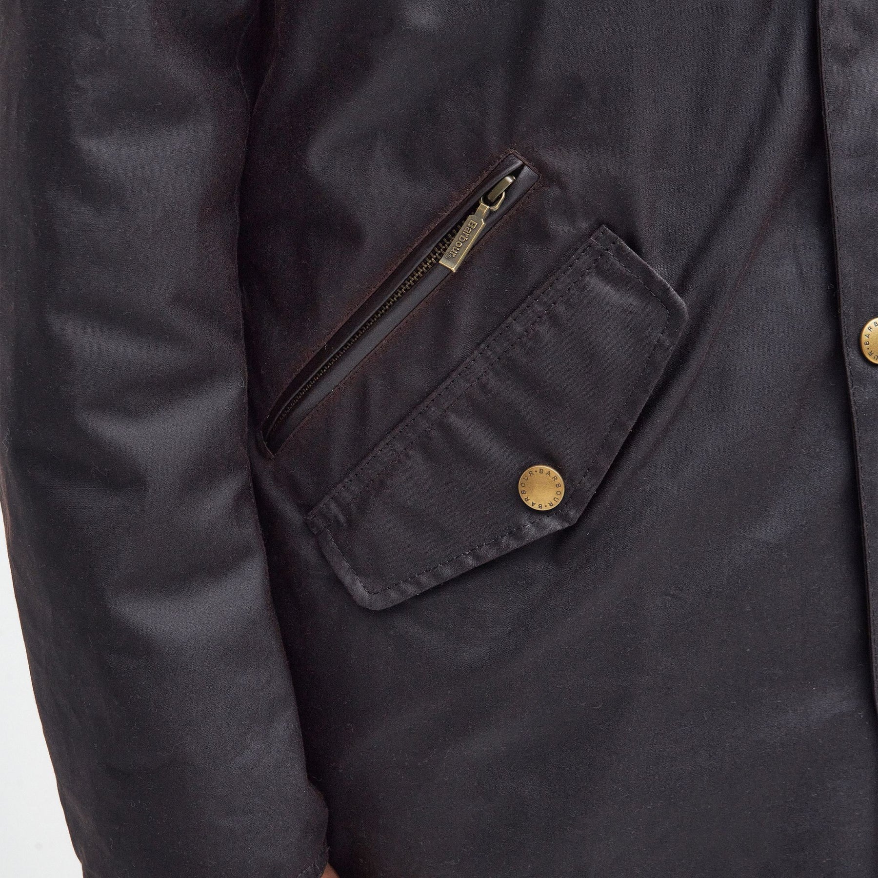 Barbour Men's Prestbury Waxed Jacket in Rustic