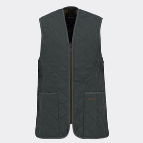 Barbour Men's Quilted Zip-In Liner Gilet in Olive Classic