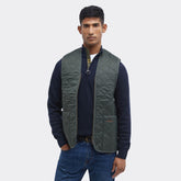 Barbour Men's Quilted Zip-In Liner Gilet in Olive Classic