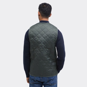 Barbour Men's Quilted Zip-In Liner Gilet in Olive Classic