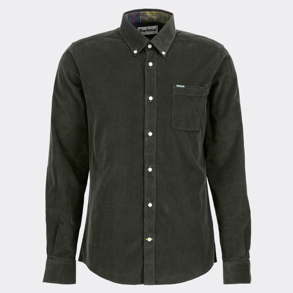 Barbour Men's Ramsey Tailored Fit Shirt in Forest