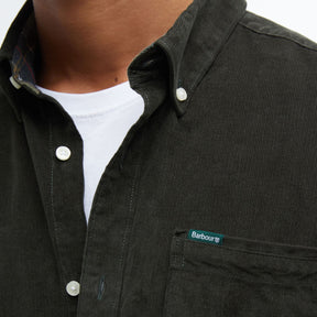 Barbour Men's Ramsey Tailored Fit Shirt in Forest