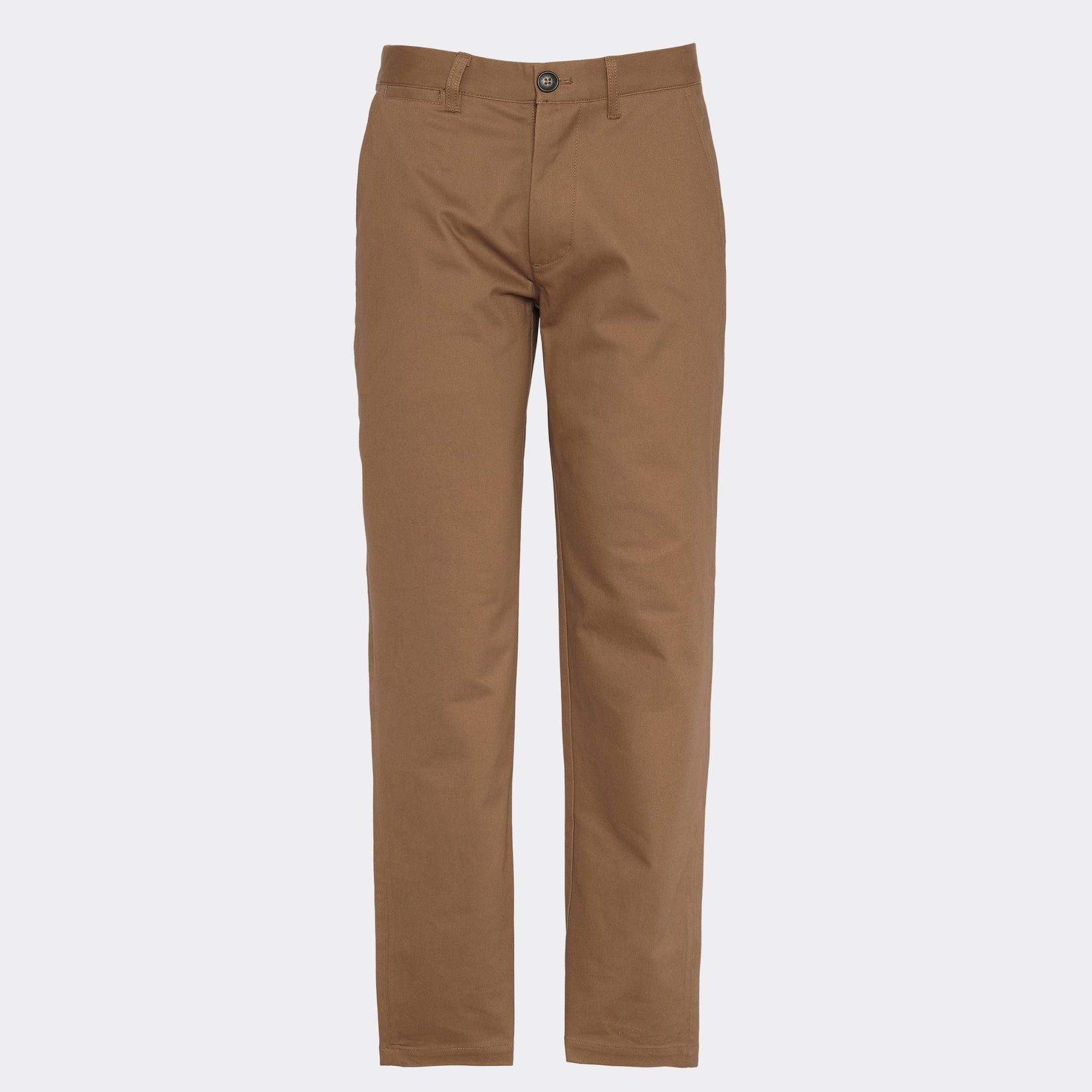 Barbour Men's Suede Sateen Tailored Trousers in Sandstone