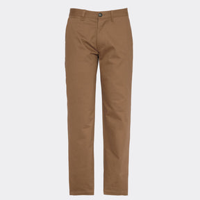 Barbour Men's Suede Sateen Tailored Trousers in Sandstone