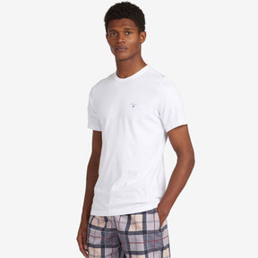 Barbour Men's Tartan Sports T-Shirt in White