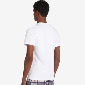 Barbour Men's Tartan Sports T-Shirt in White