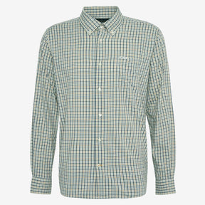 Barbour Men's Teesdale Tailored Long-Sleeved Shirt in Stone