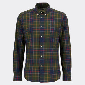 Barbour Men's Wetheram Tailored Long-Sleeved Shirt in Classic Tartan
