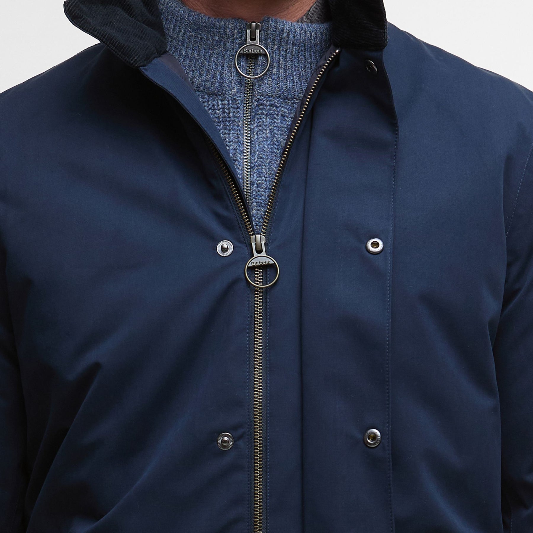 Barbour Men's Winter Spoonbill Waterproof Jacket in Navy