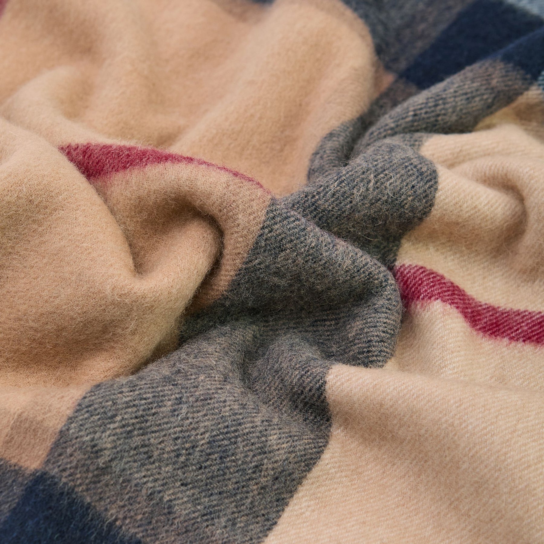 Barbour Rosefield Tartan Scarf in Hessian Tartan