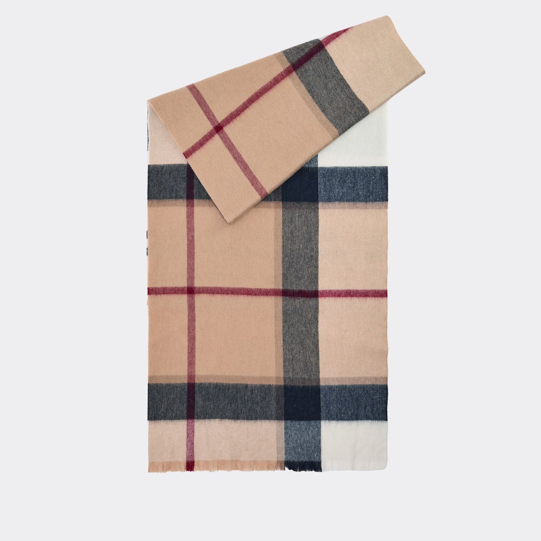 Barbour Rosefield Tartan Scarf in Hessian Tartan