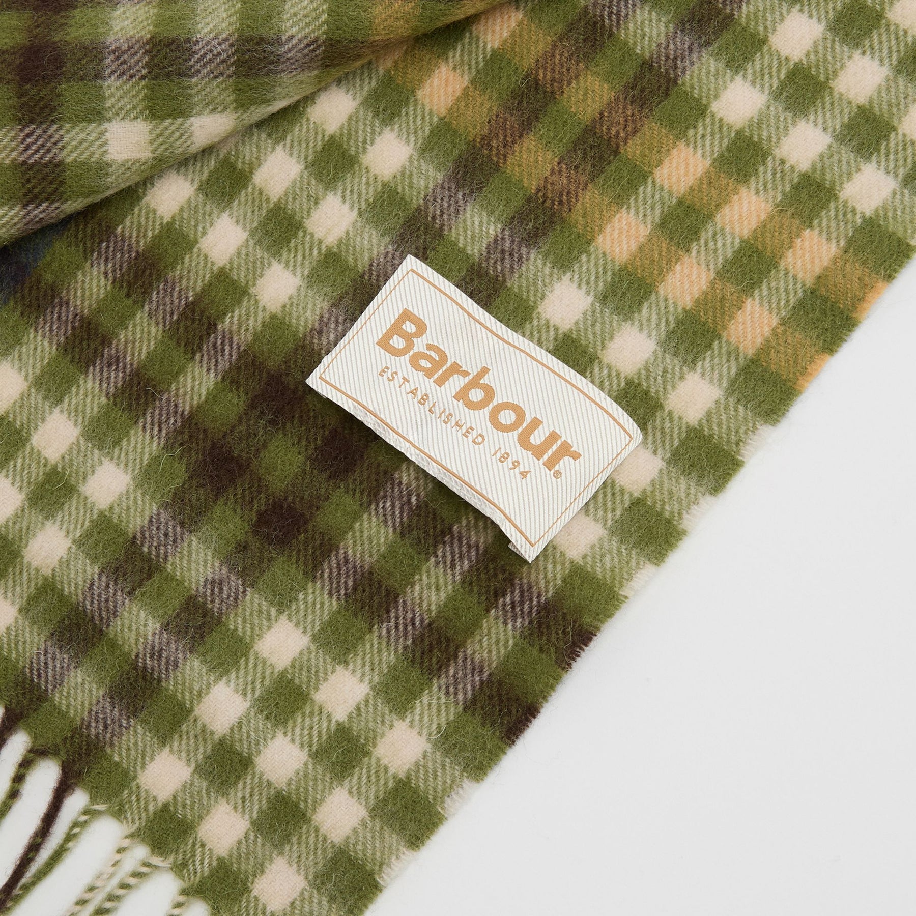 Barbour Sophia Lambswool Scarf in Ancient Tartan