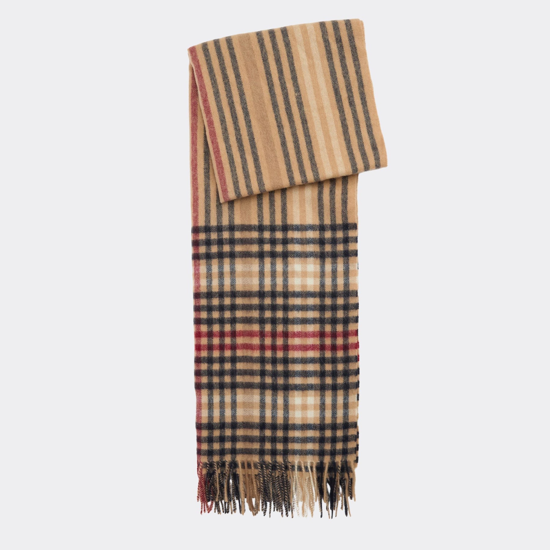 Barbour Sophia Lambswool Scarf in Hessian