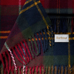 Barbour Tartan Scarf in Winterberry